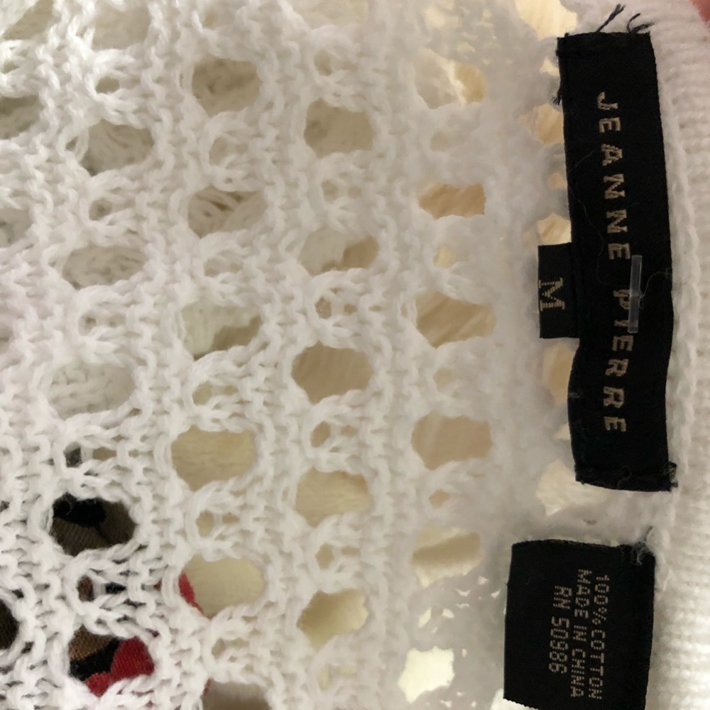 Crochet Cotton Sweater - Picture 5 of 5